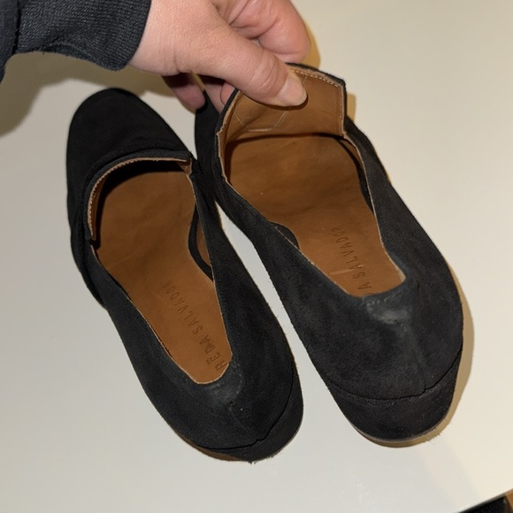 Freda Salvador Black Suede Shoes - Picture 7 of 7